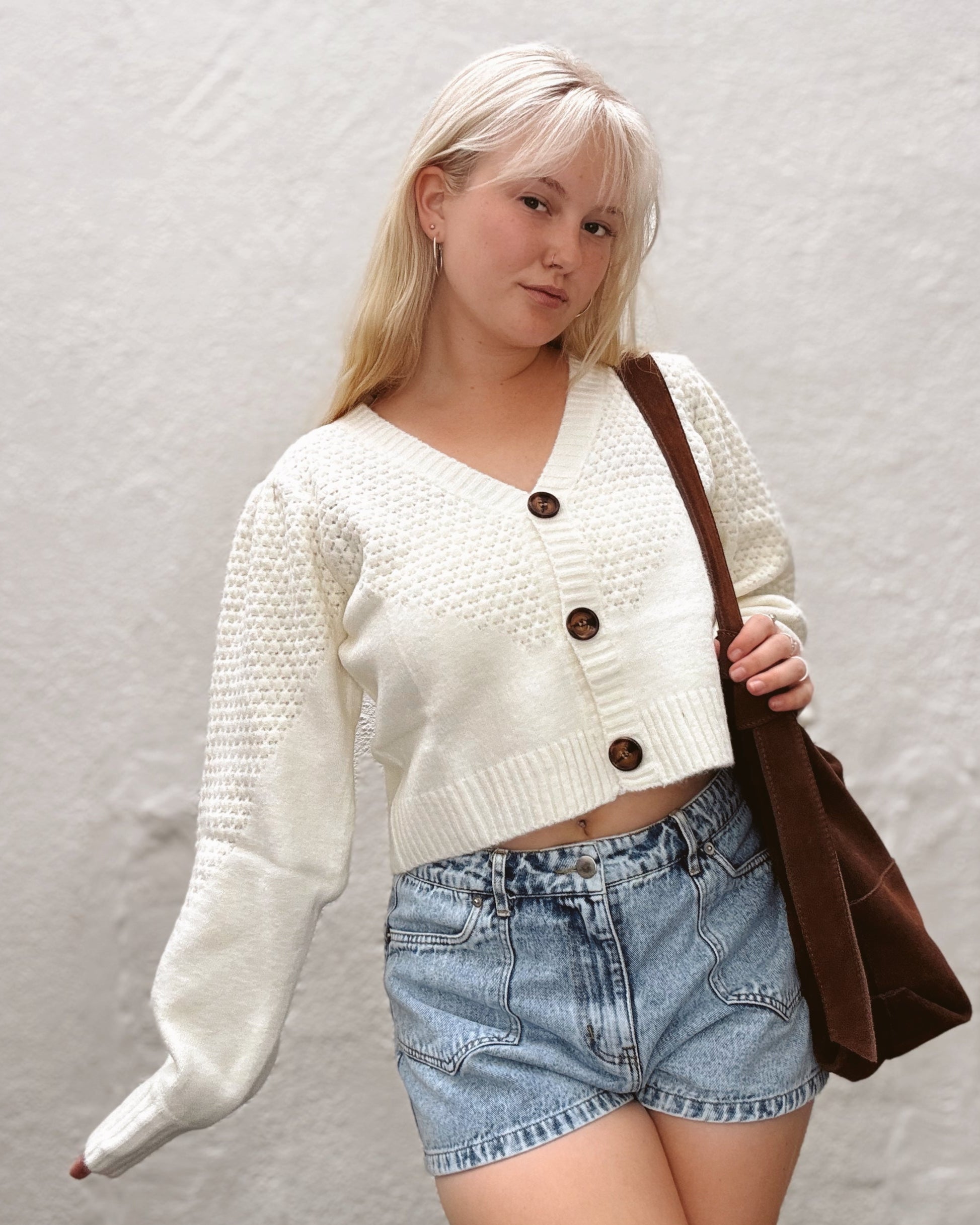 Button Knit Cardigan