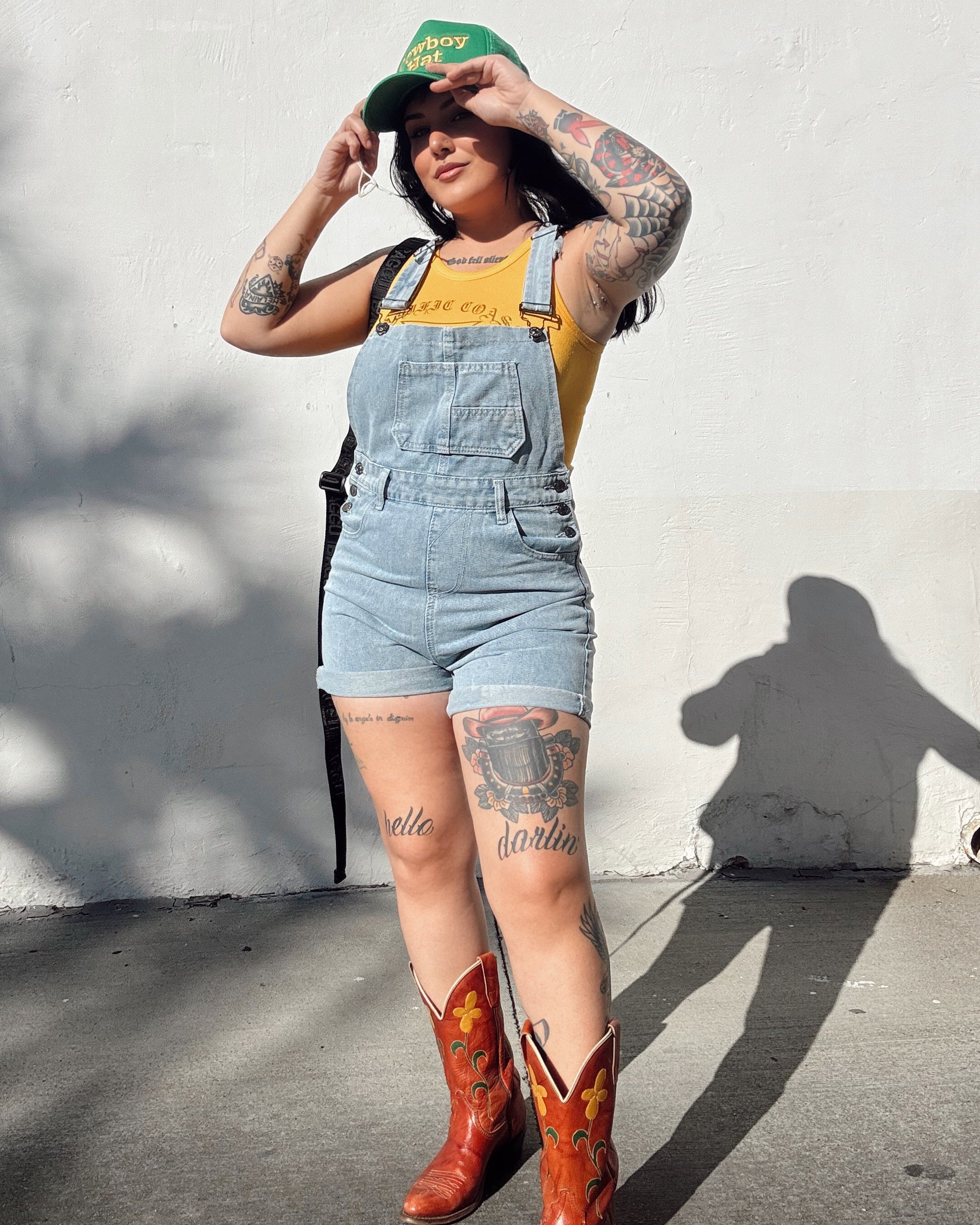 Denim Shortalls