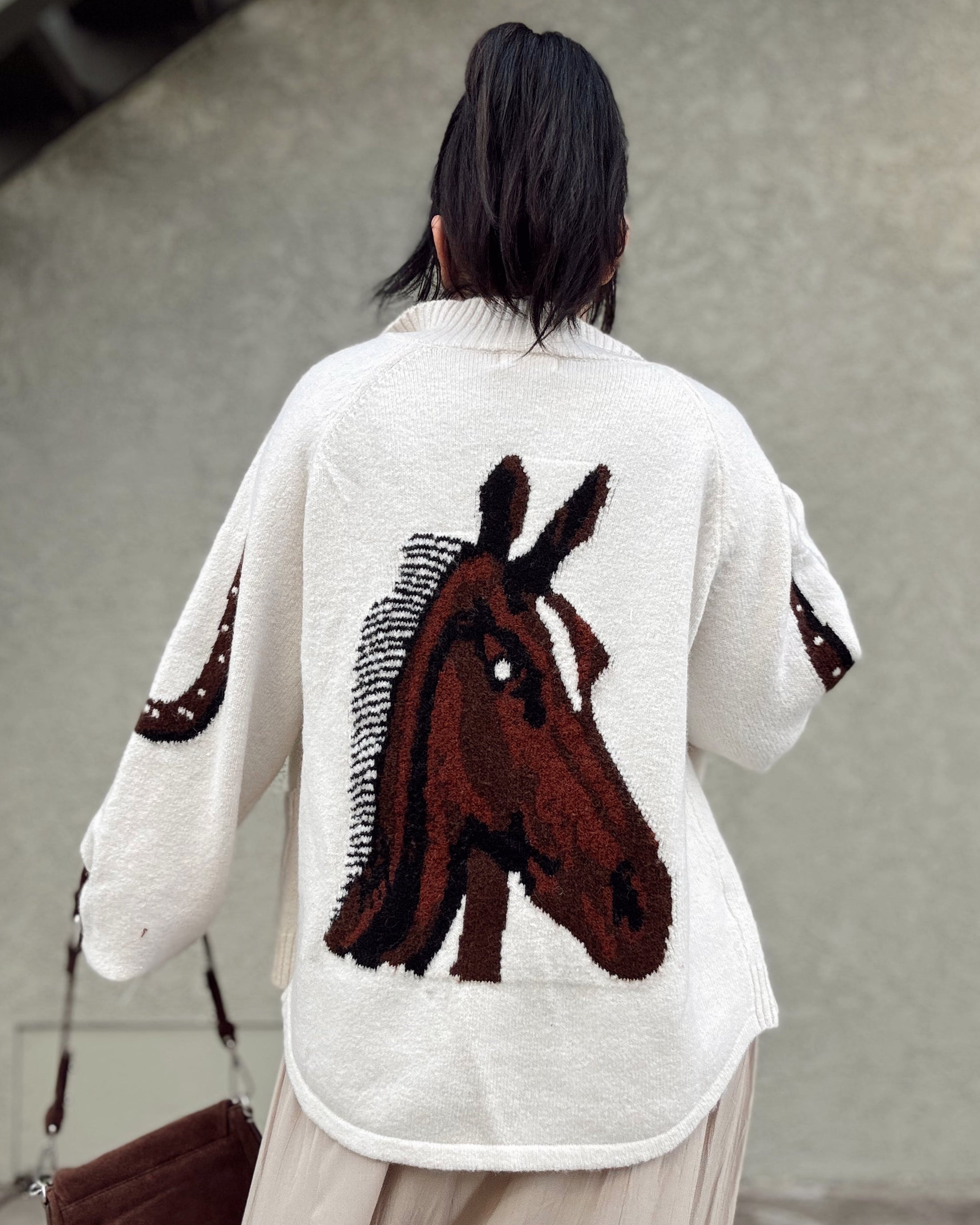 Lucky Horseshoe Cardigan