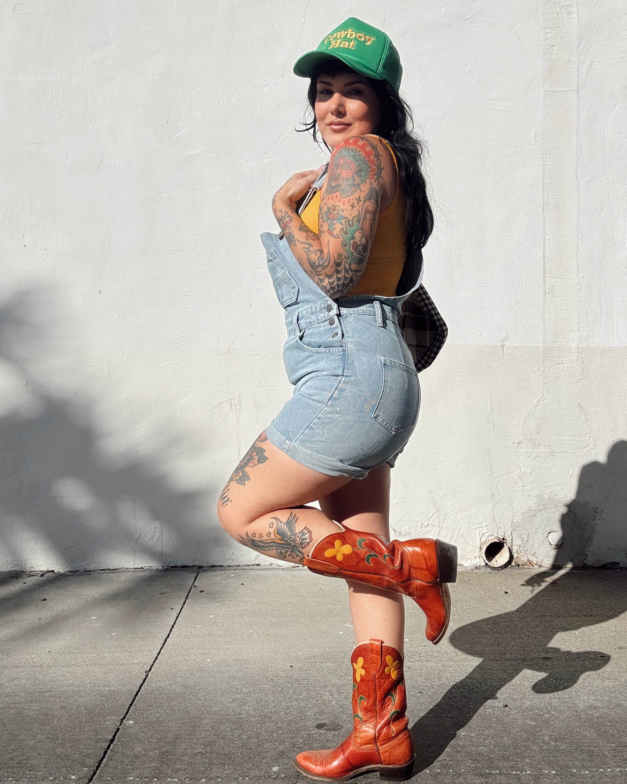 Denim Shortalls