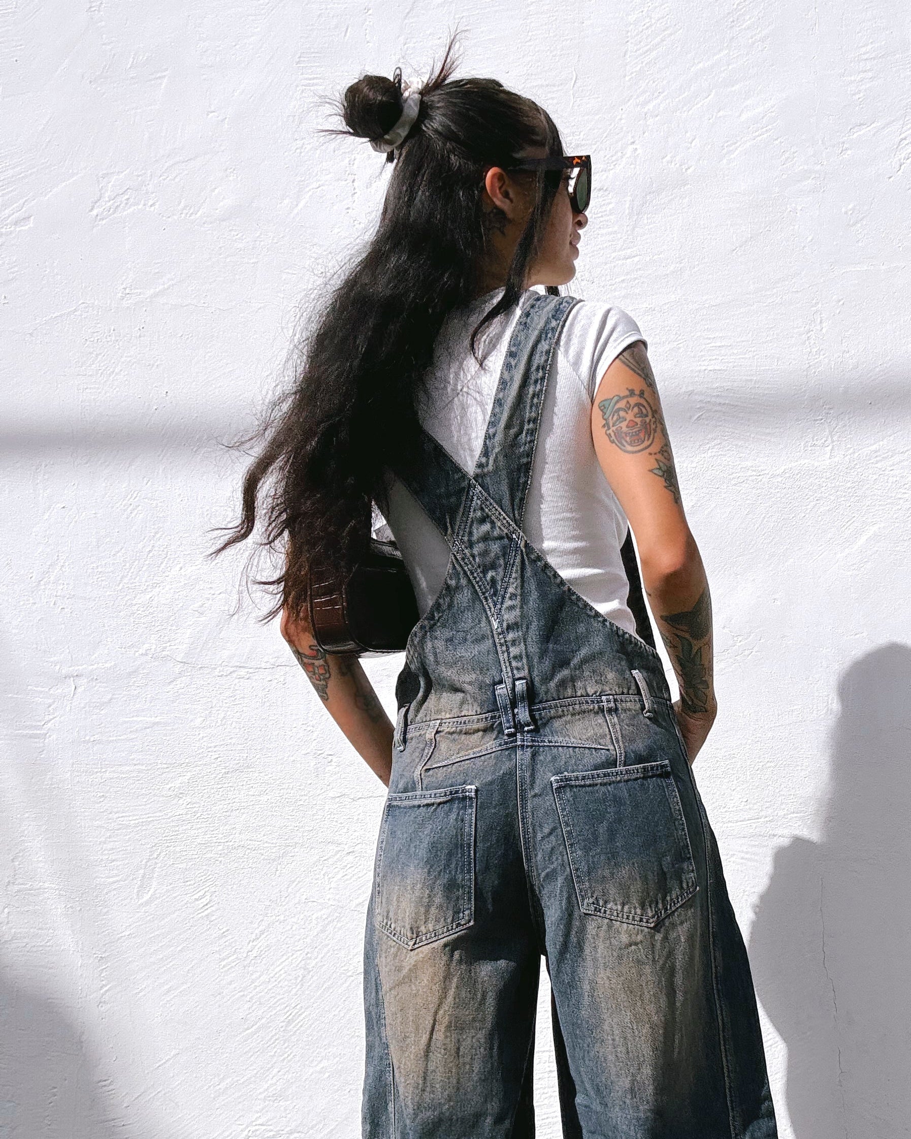 Vintage Wash Denim Overalls