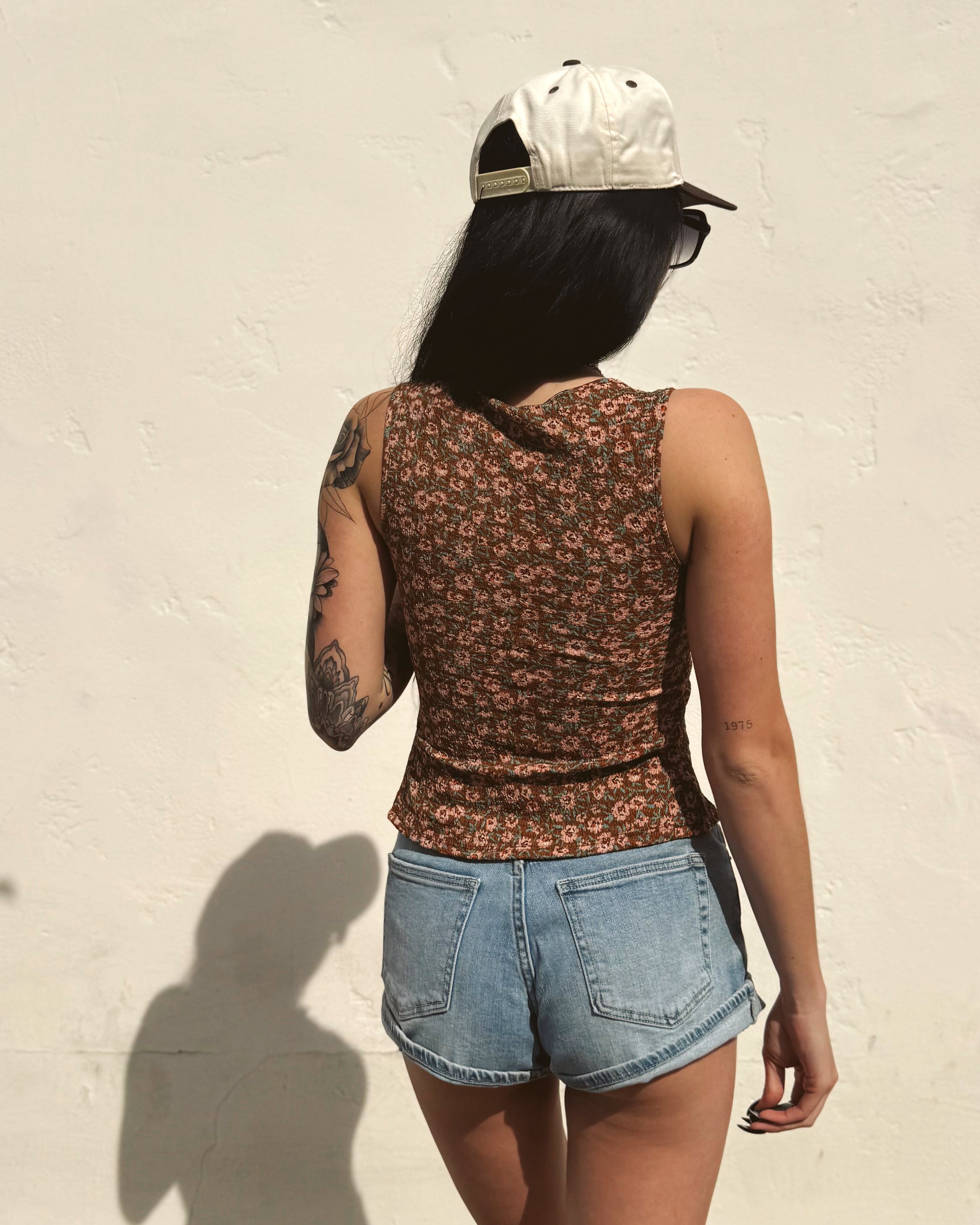 Daisy Canyon Tie Front Top
