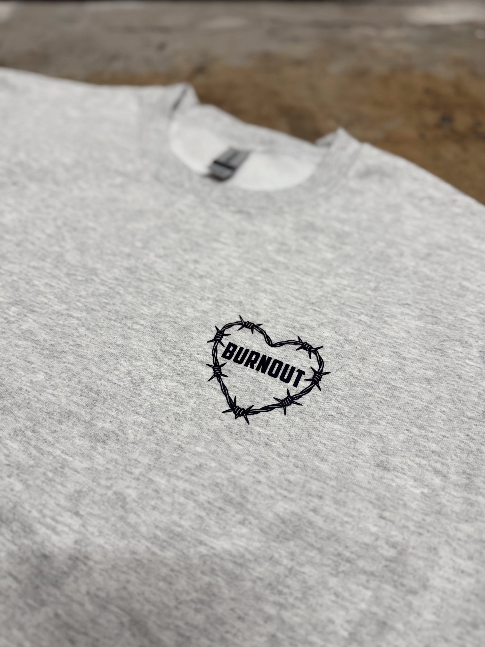 Find Out Shop Crewneck - Ash - Burnout