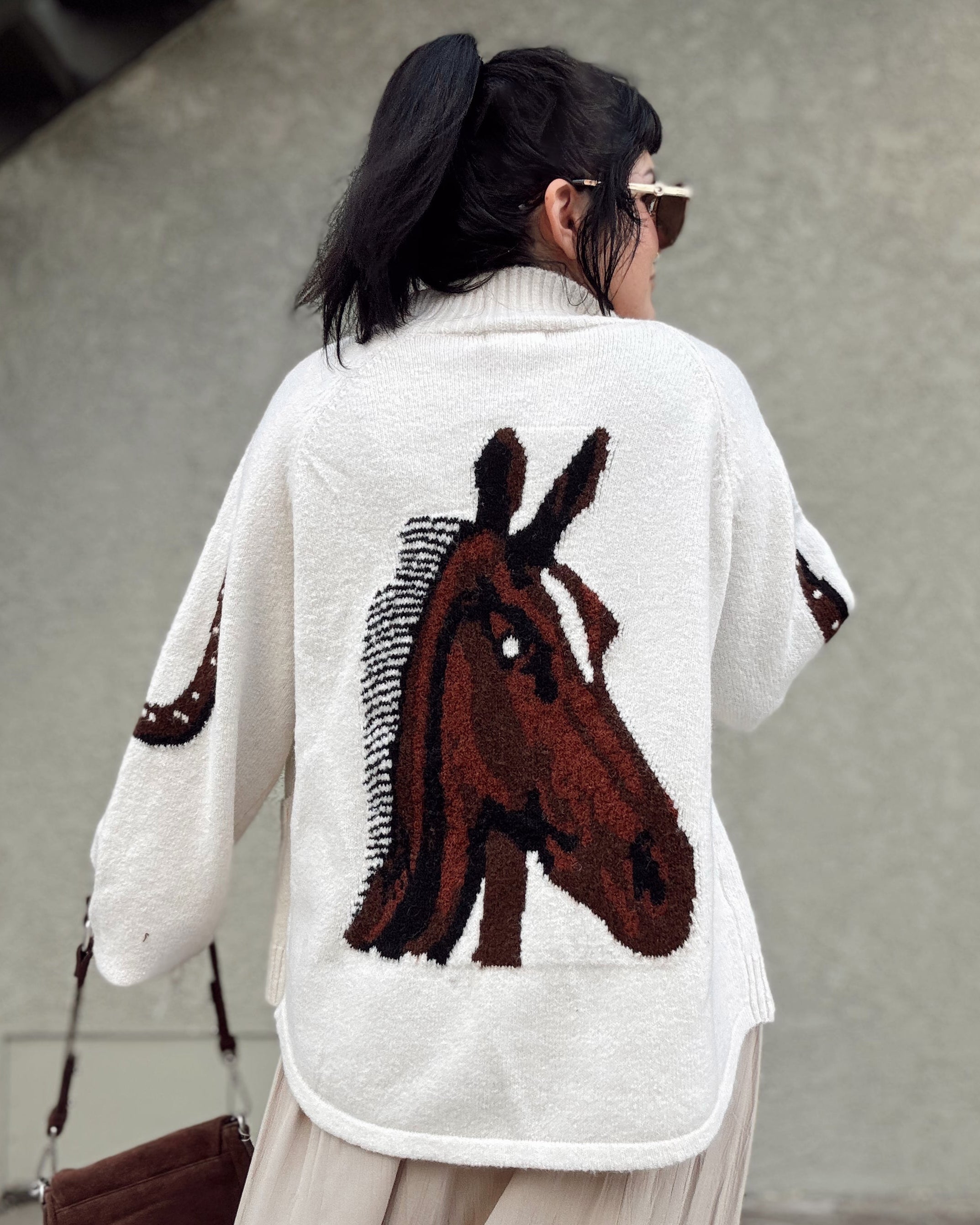 Lucky Horseshoe Cardigan