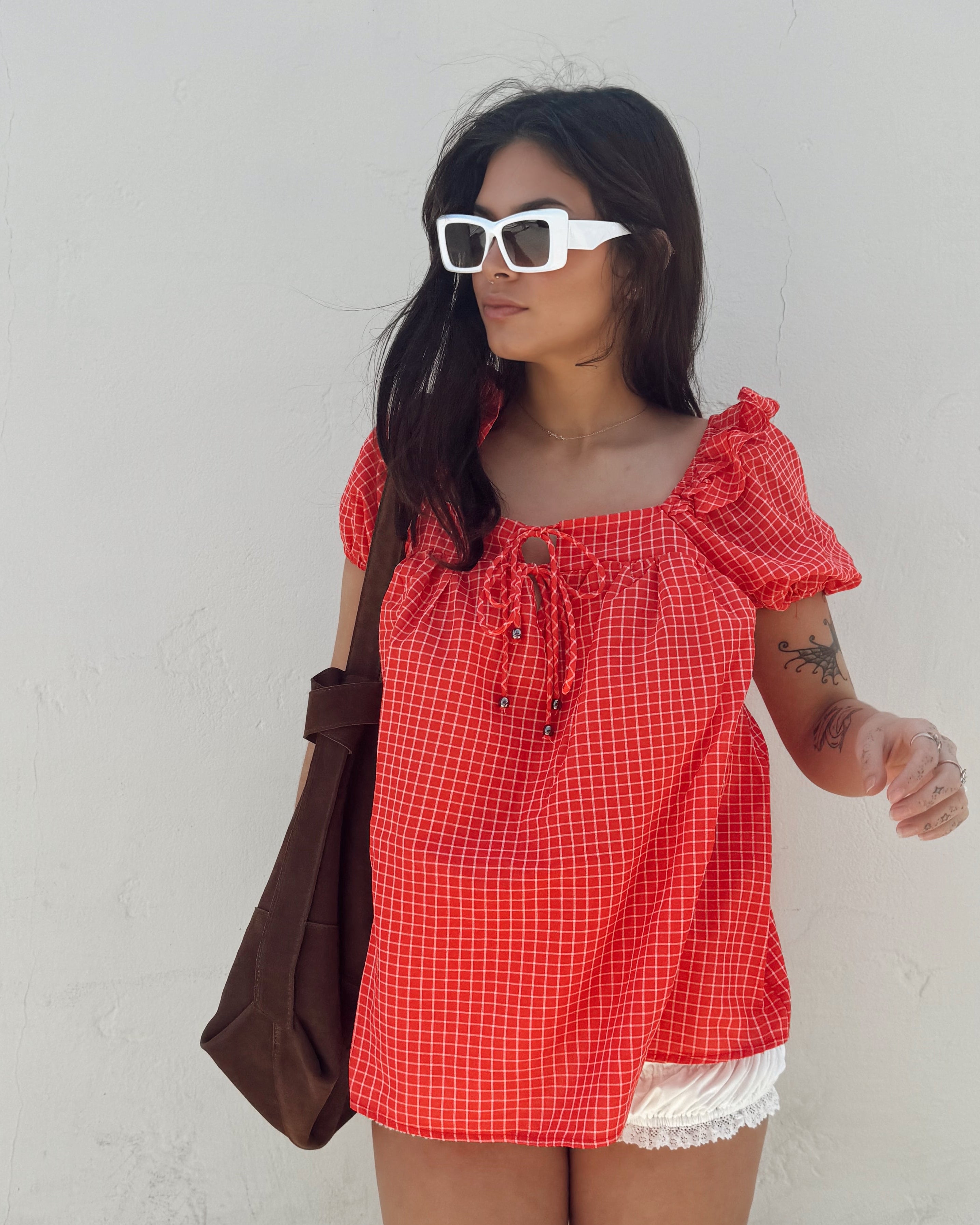 Country Girl Puff Sleeve Top
