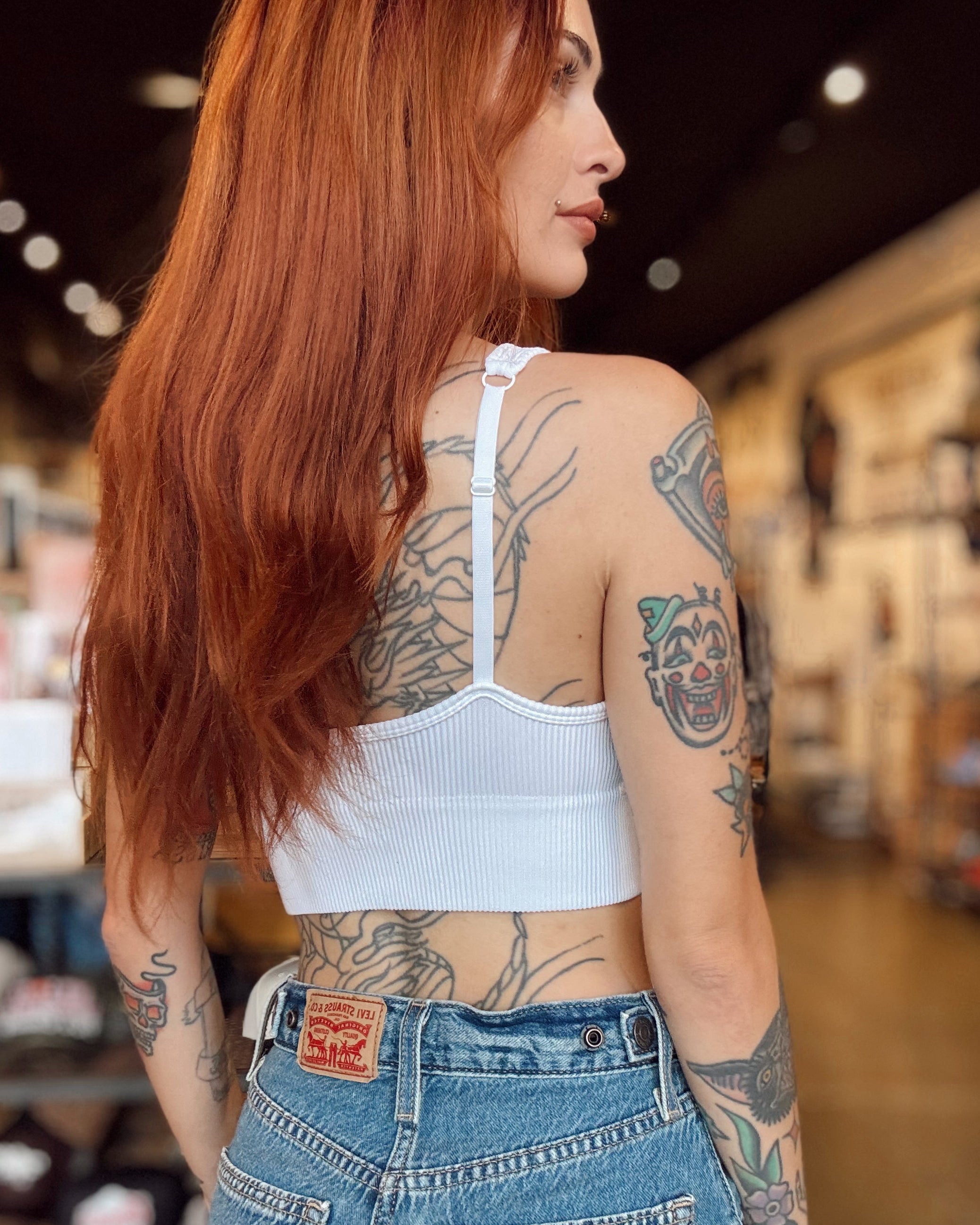 Plunge Crop Tank