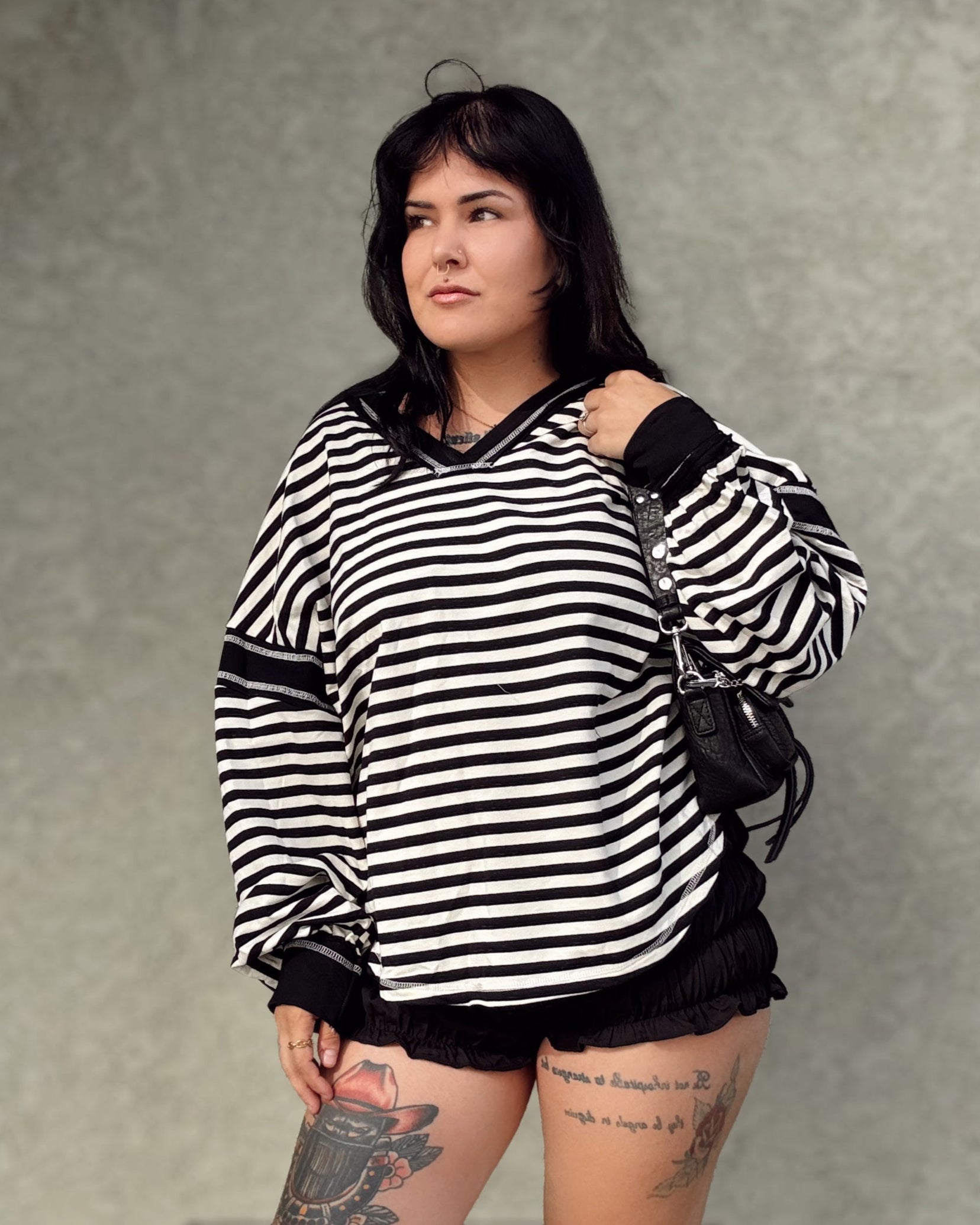 Stripe Oversized Knit