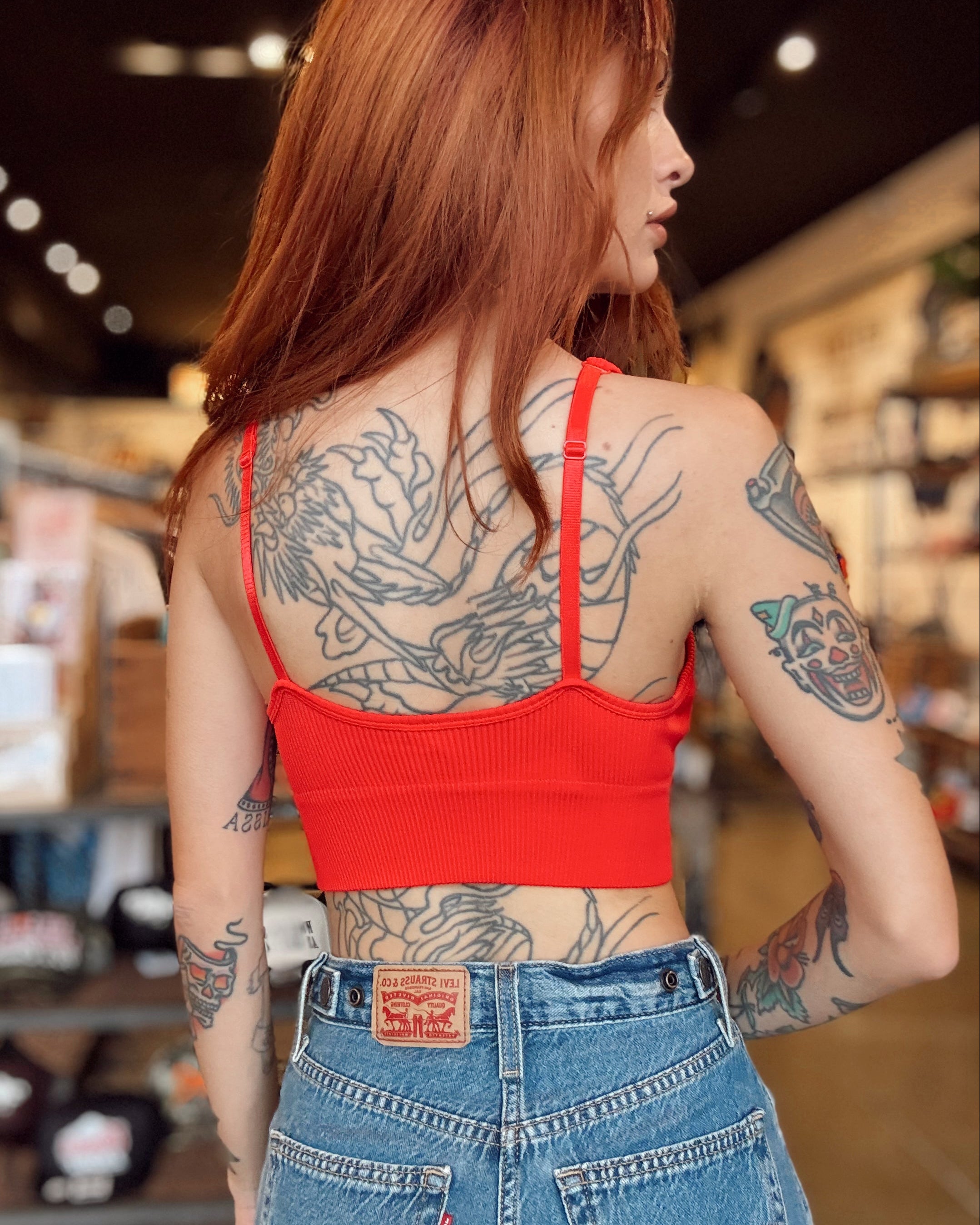 Plunge Crop Tank