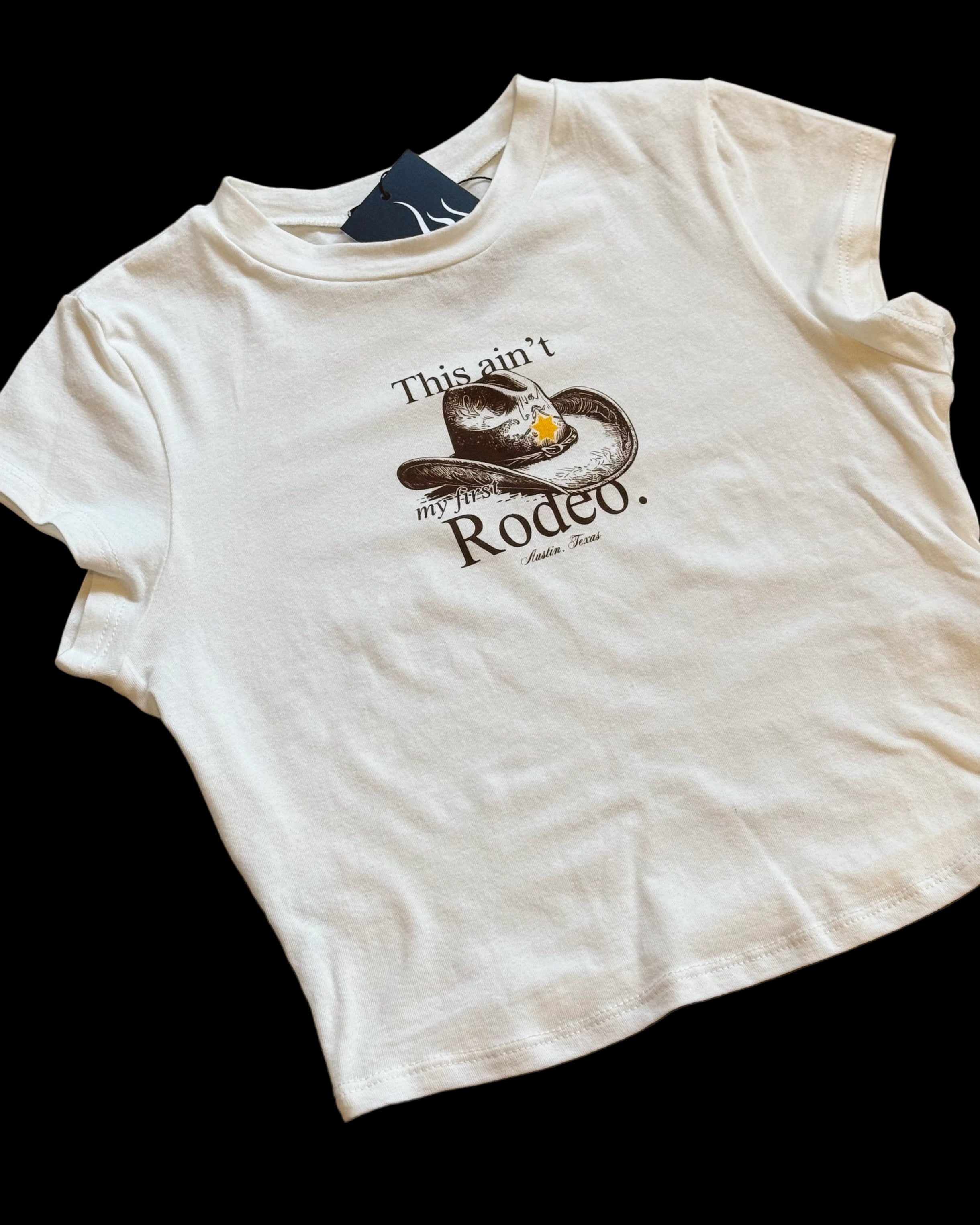 First Rodeo Baby Tee - Burnout