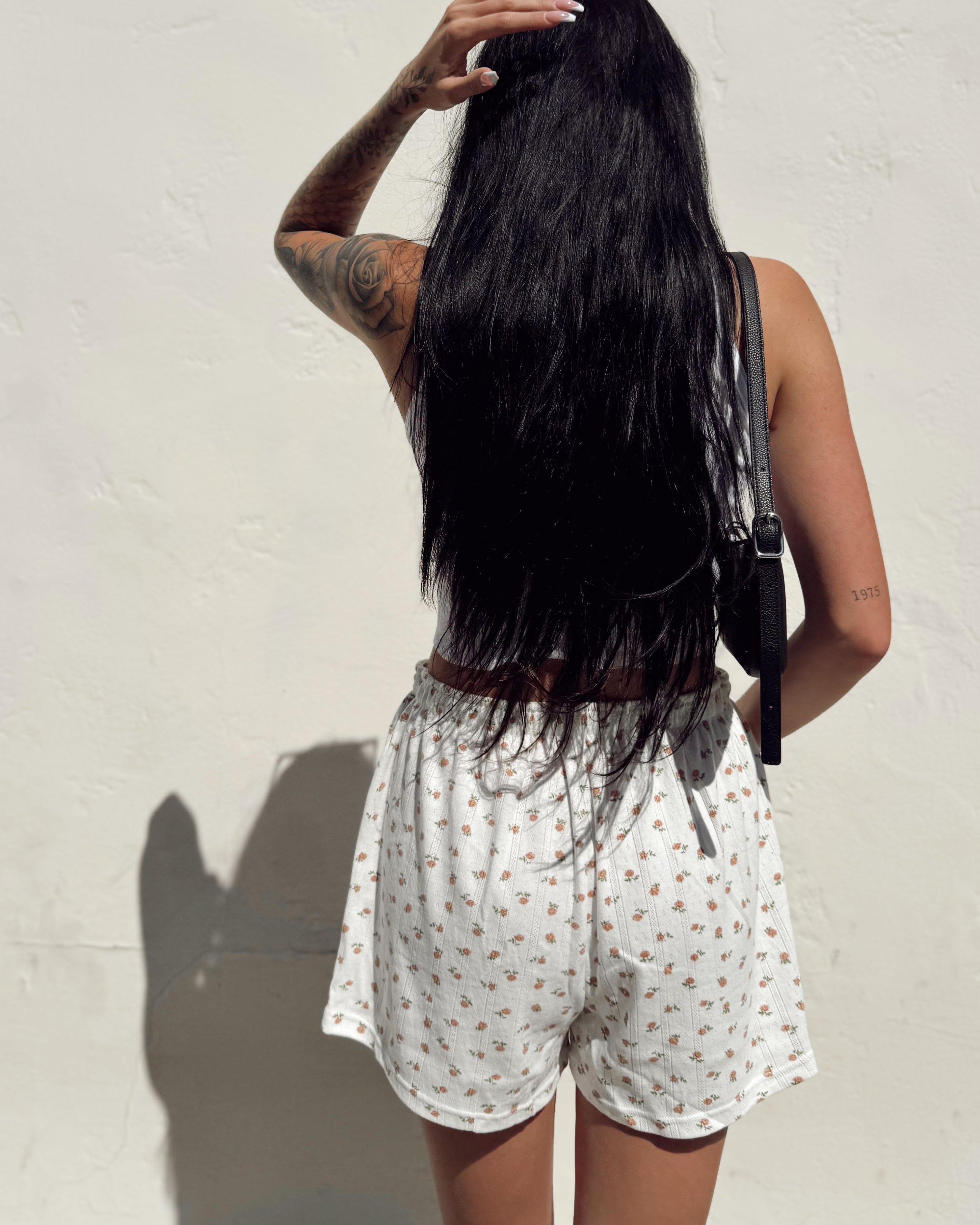 Rosette Knit Shorts