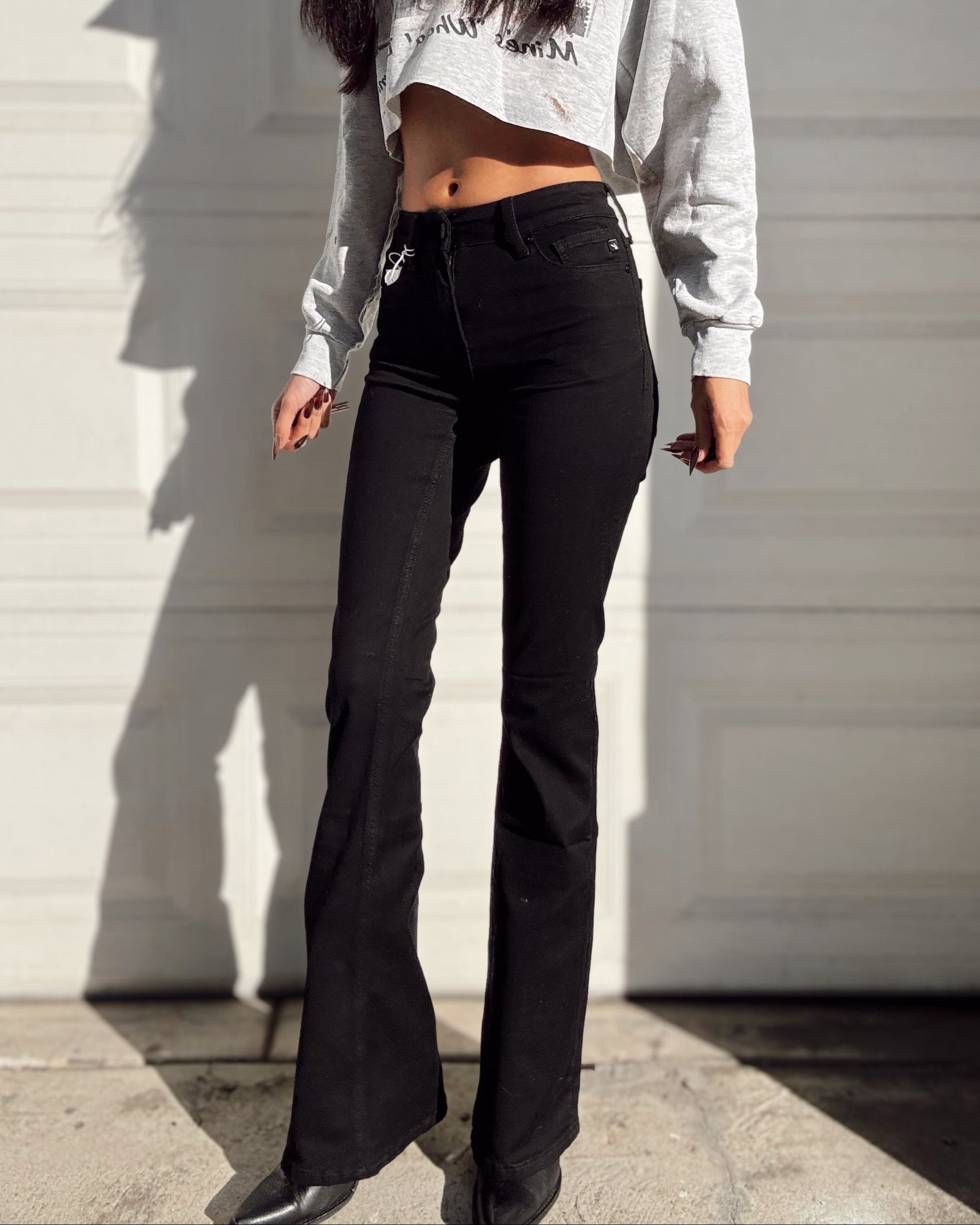 Classic Bootcut Jeans - Black