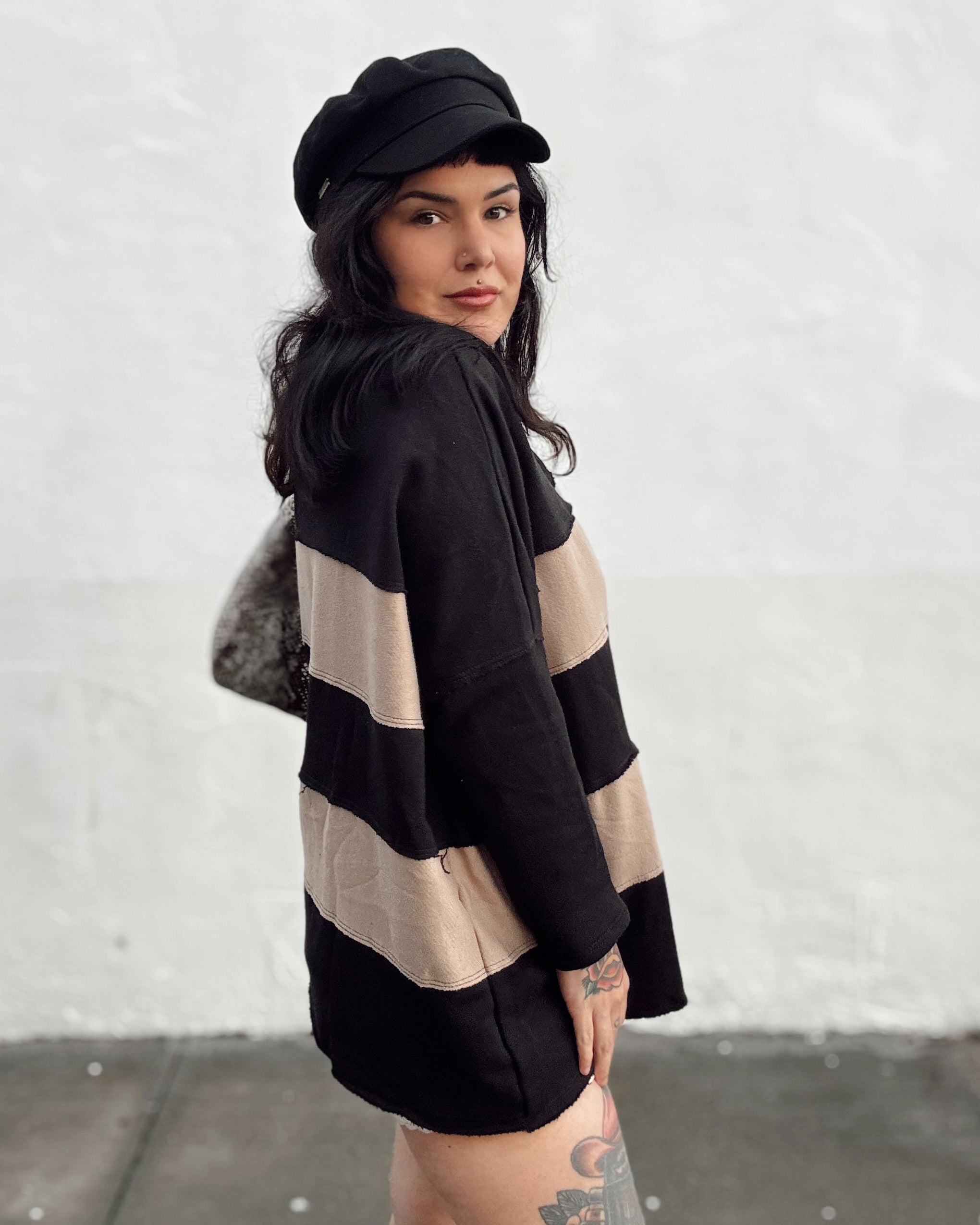 Stripe Knit Long Sleeve