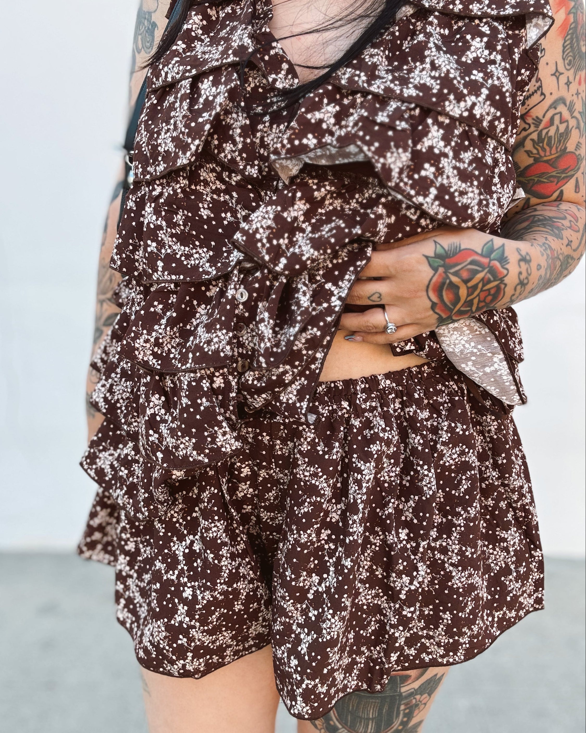 Tiered Ruffle Set