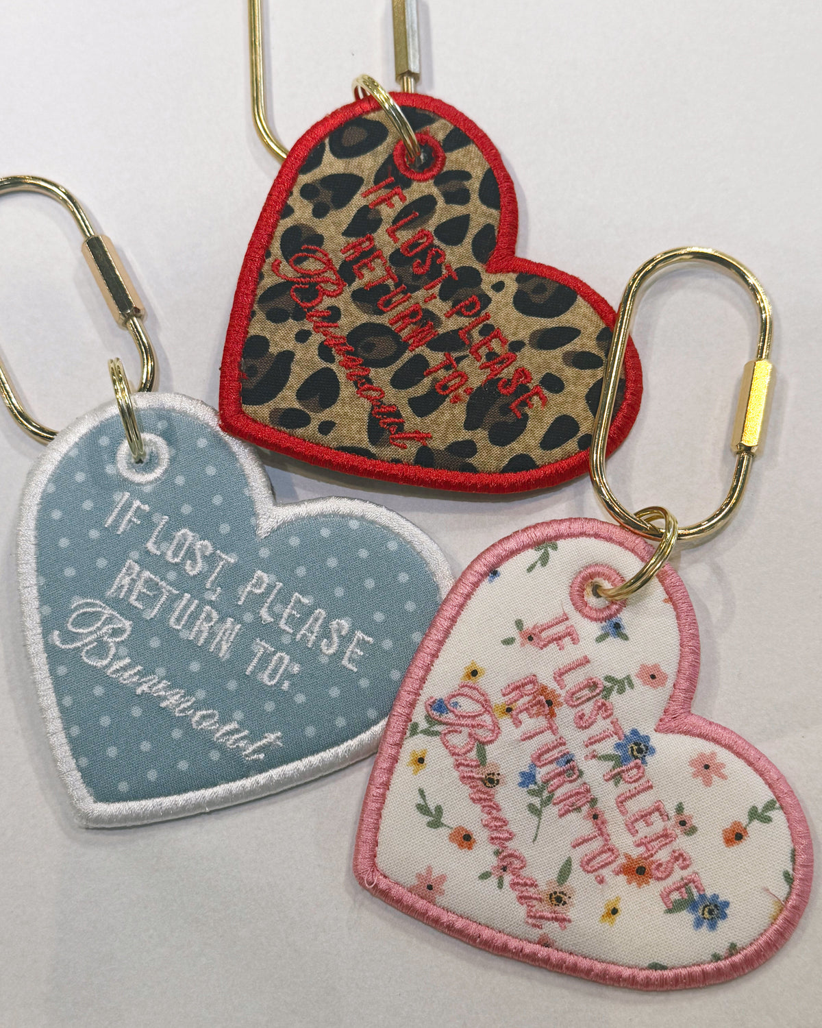 Return to Burnout Bag Charm