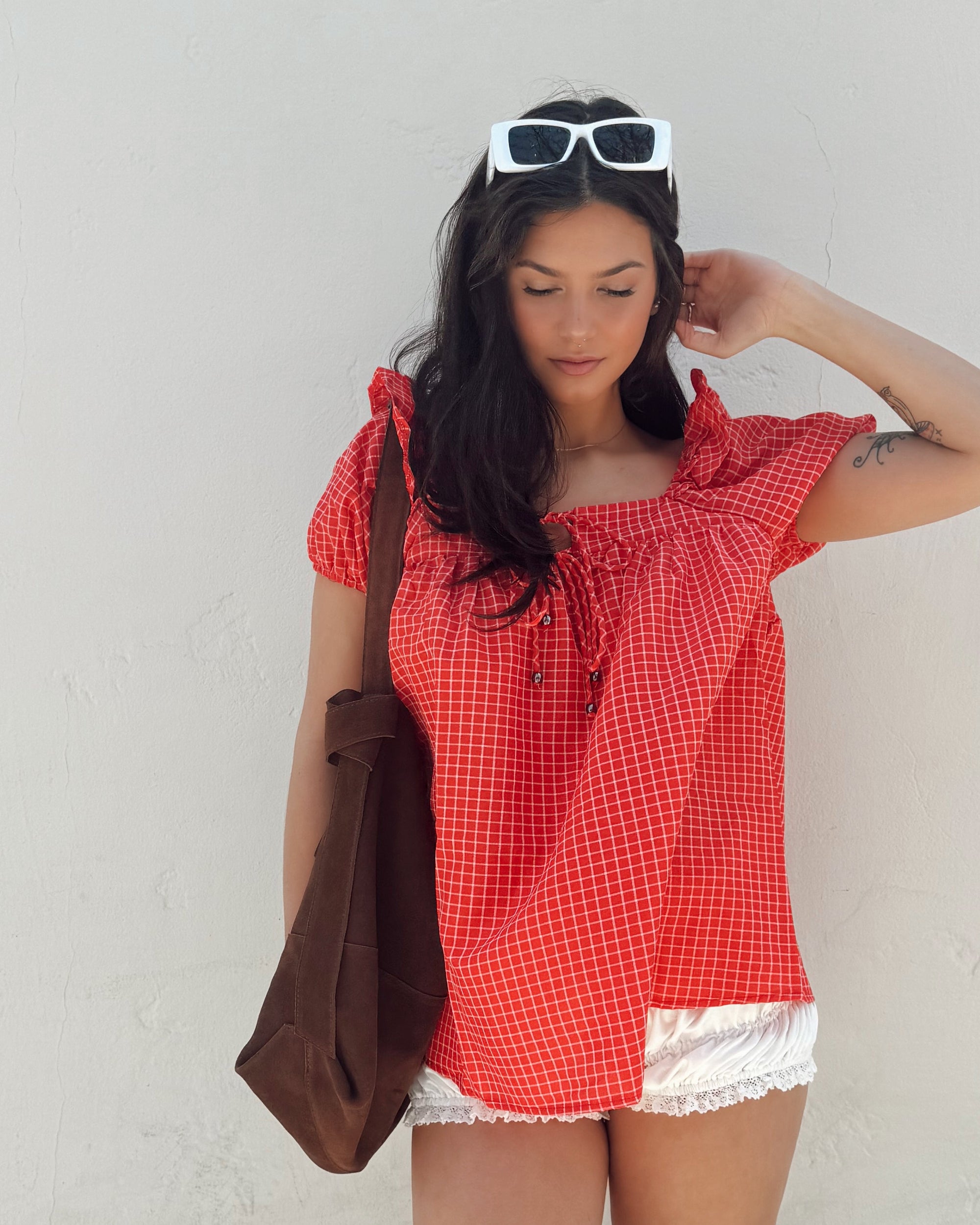 Country Girl Puff Sleeve Top