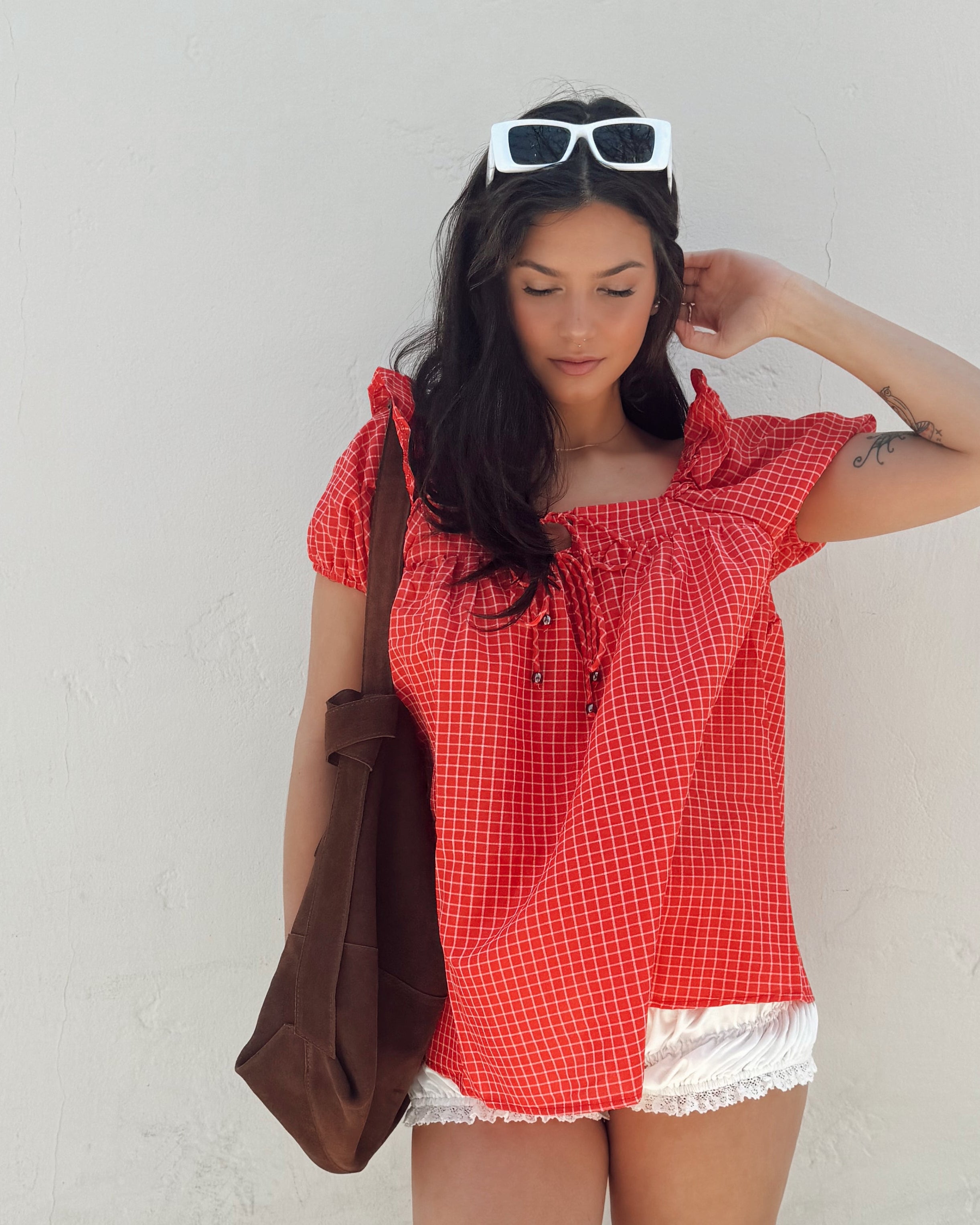 Country Girl Puff Sleeve Top