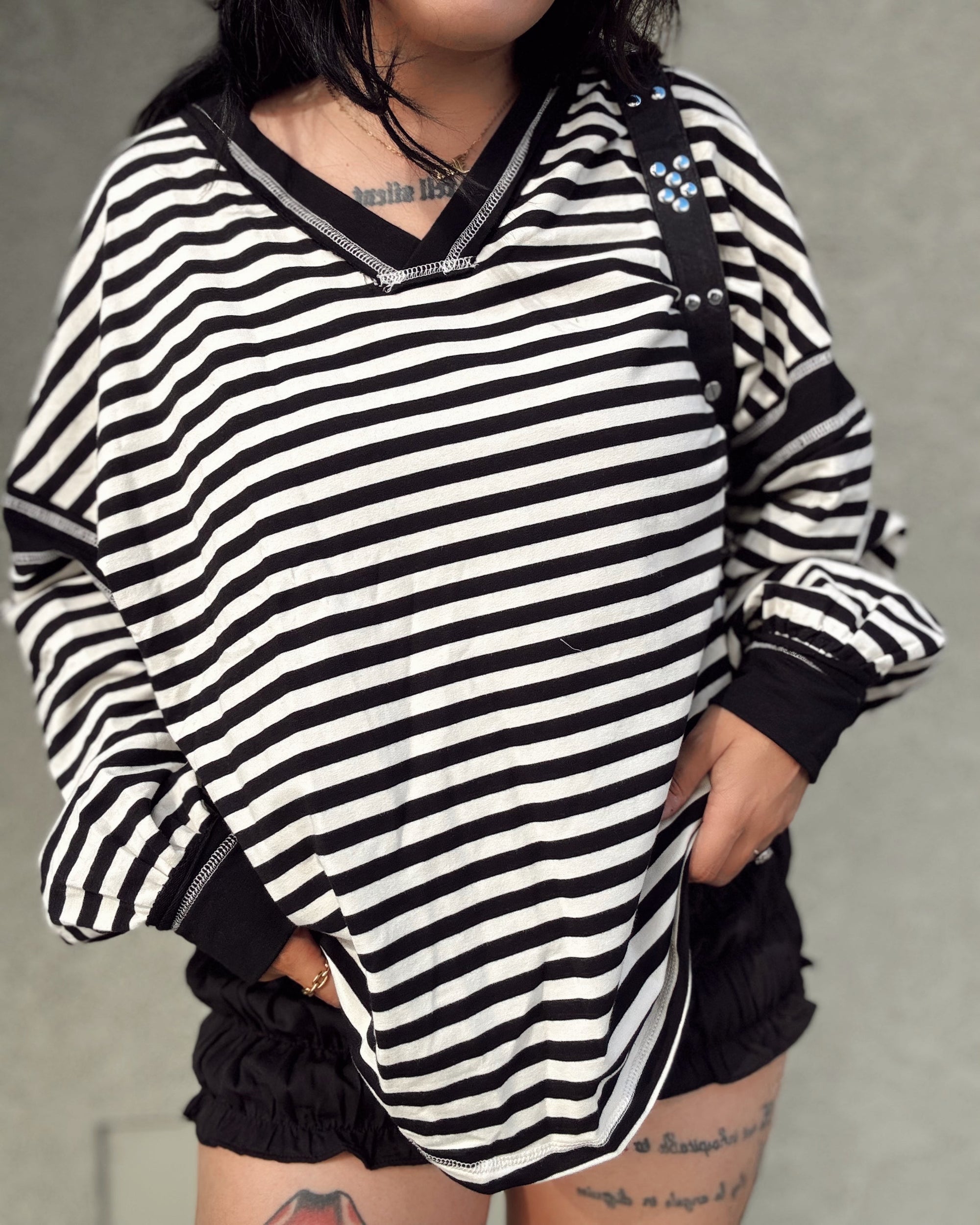Stripe Oversized Knit