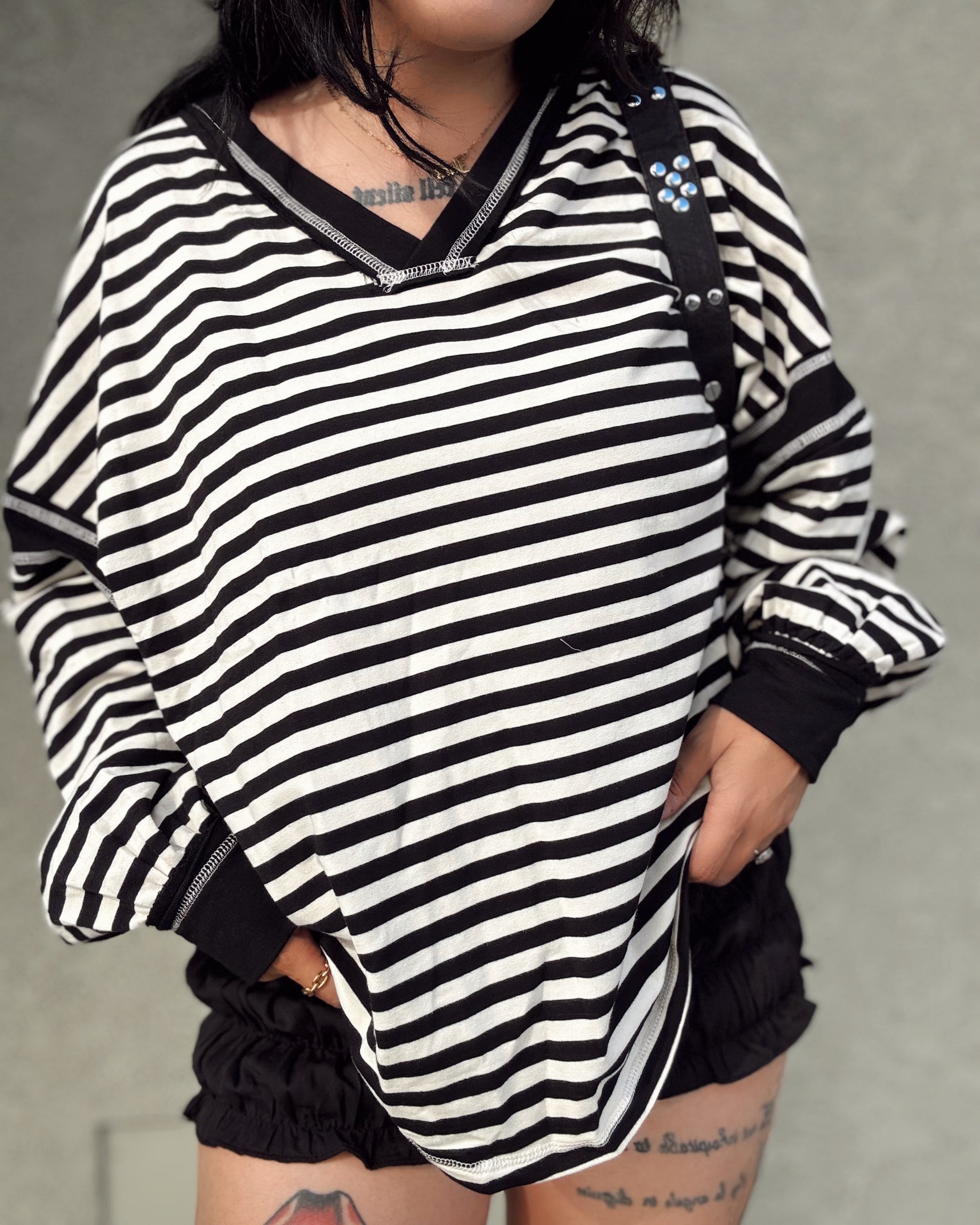 Stripe Oversized Knit