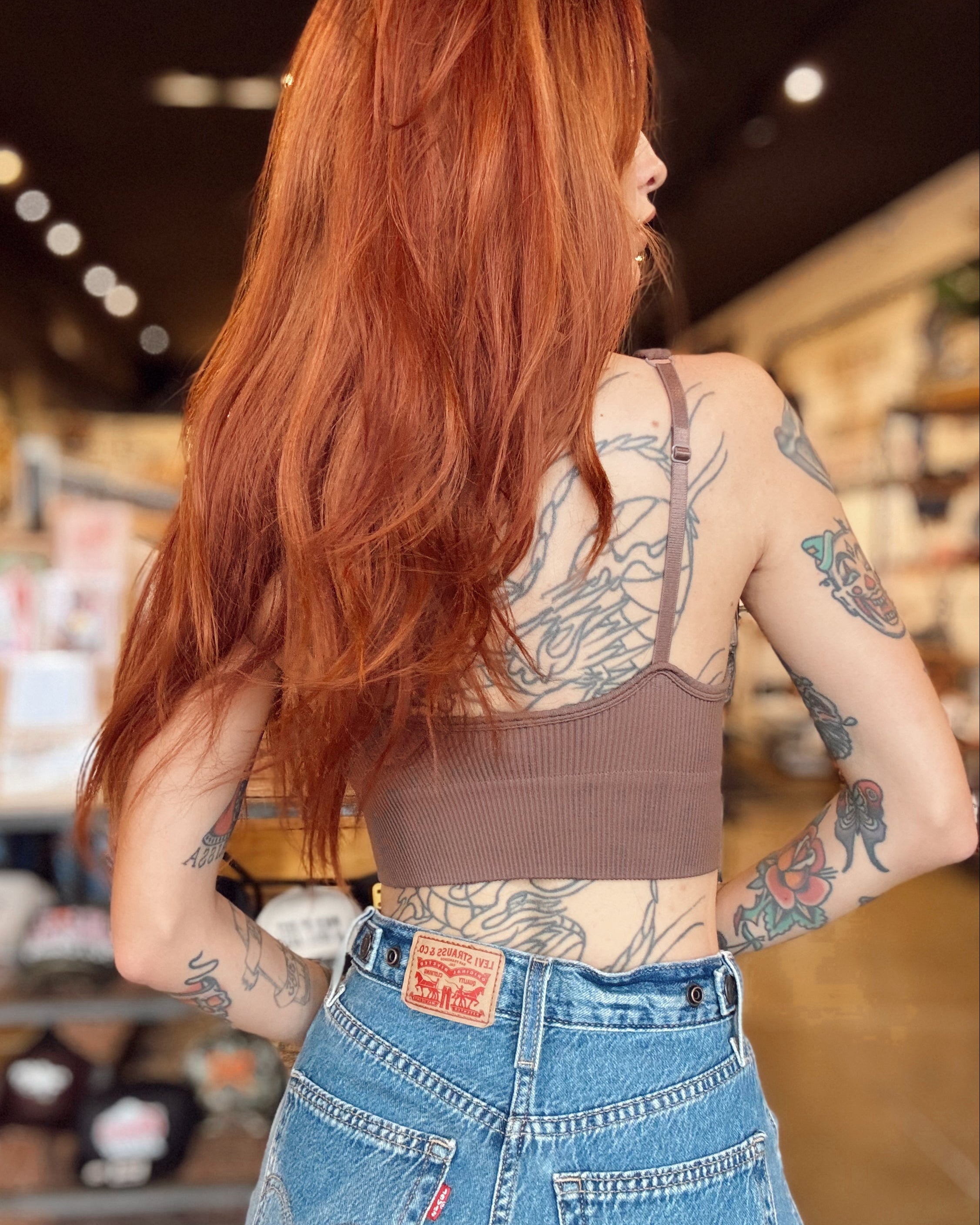 Plunge Crop Tank