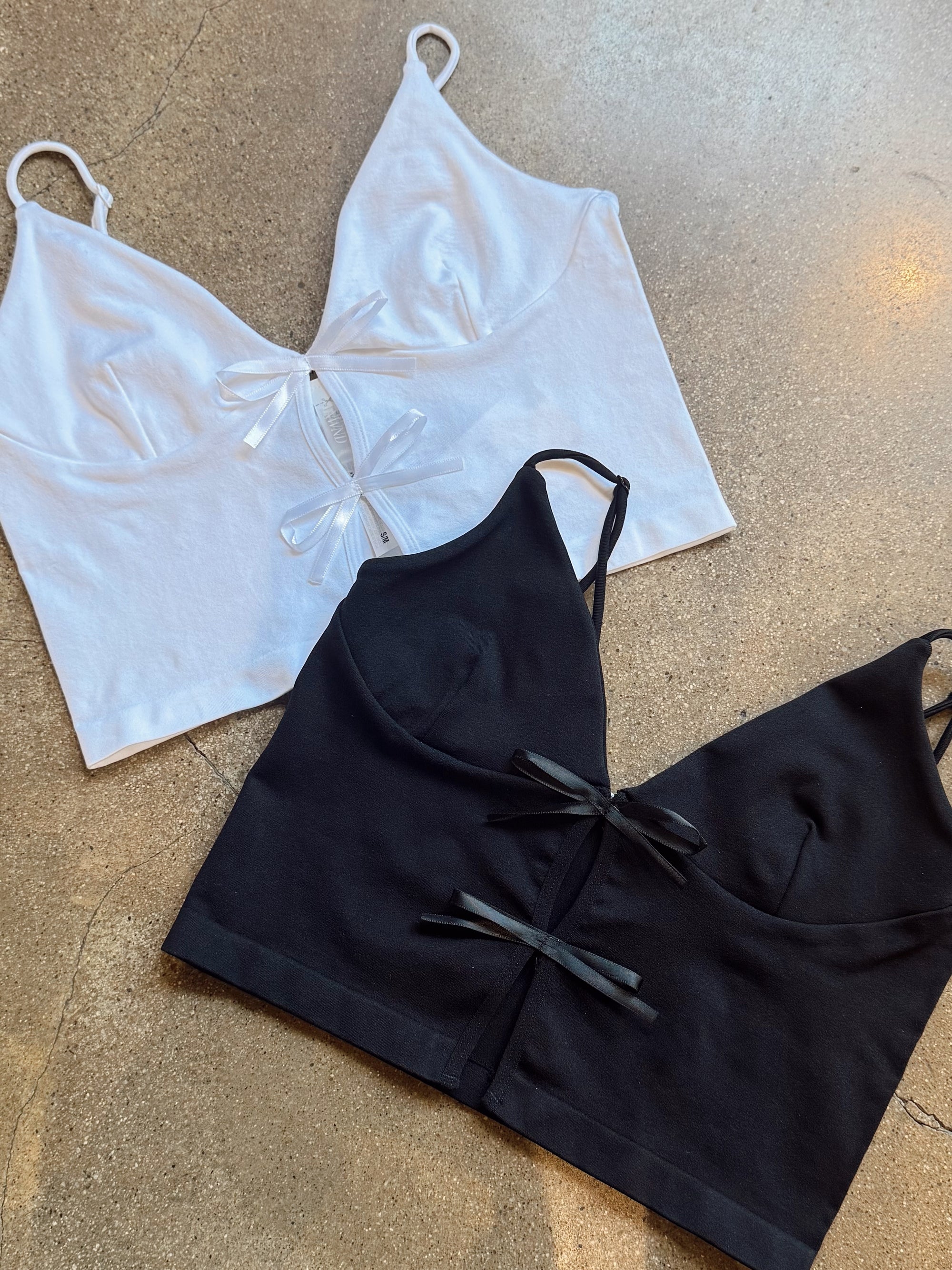 Bow Cami Tank - Burnout