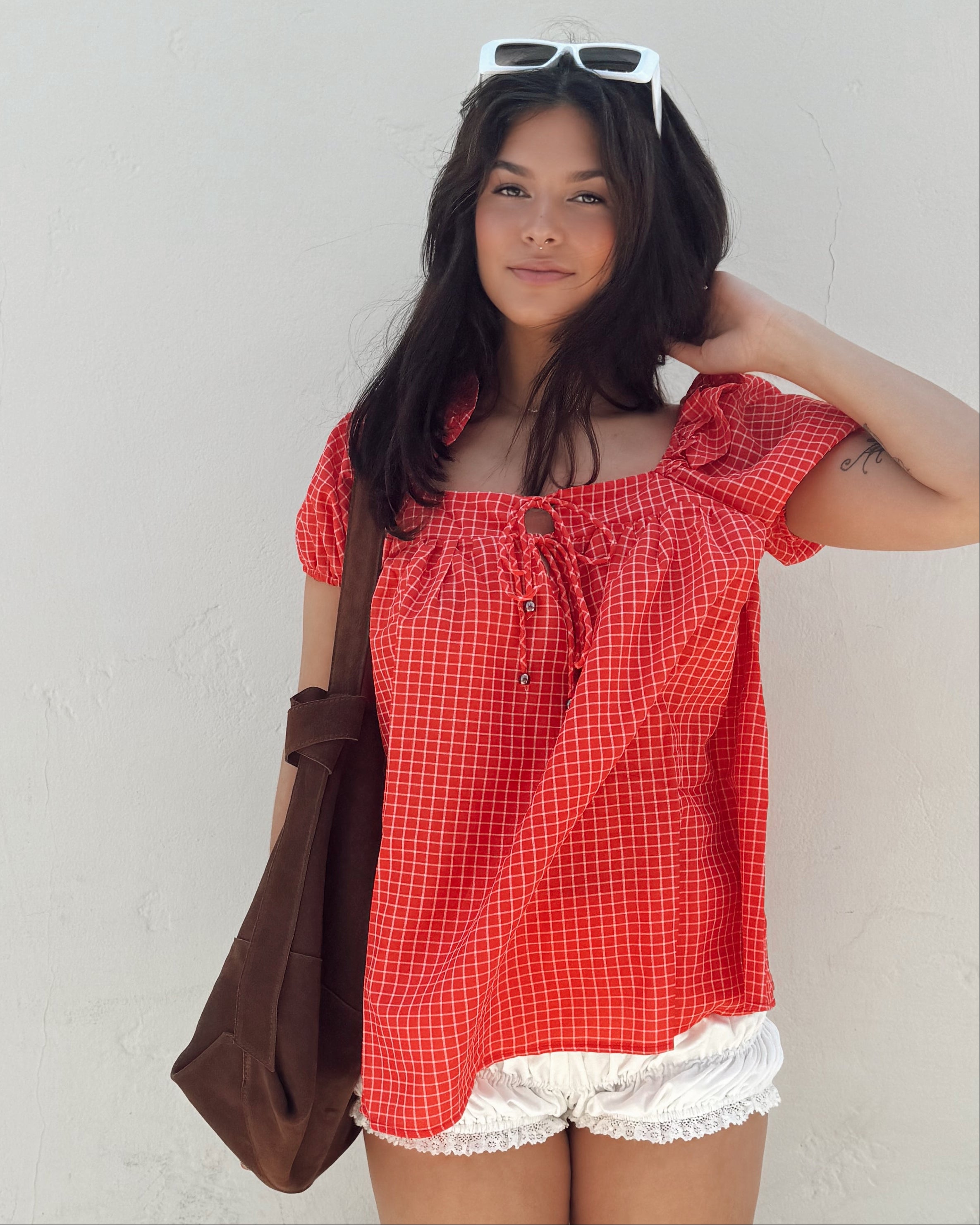 Country Girl Puff Sleeve Top