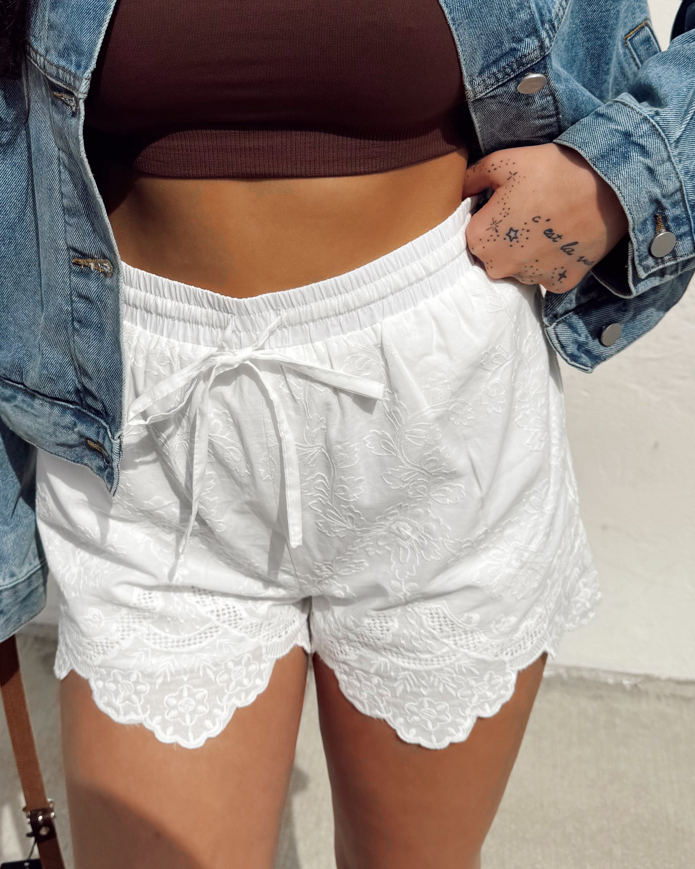 Eyelet Boxer Shorts