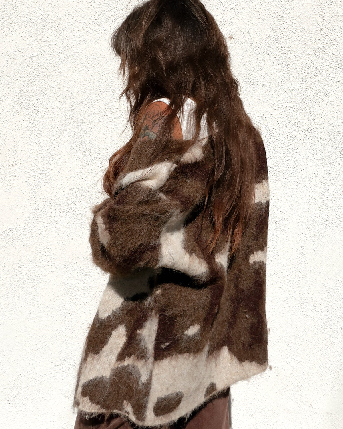 Cowhide Cardigan